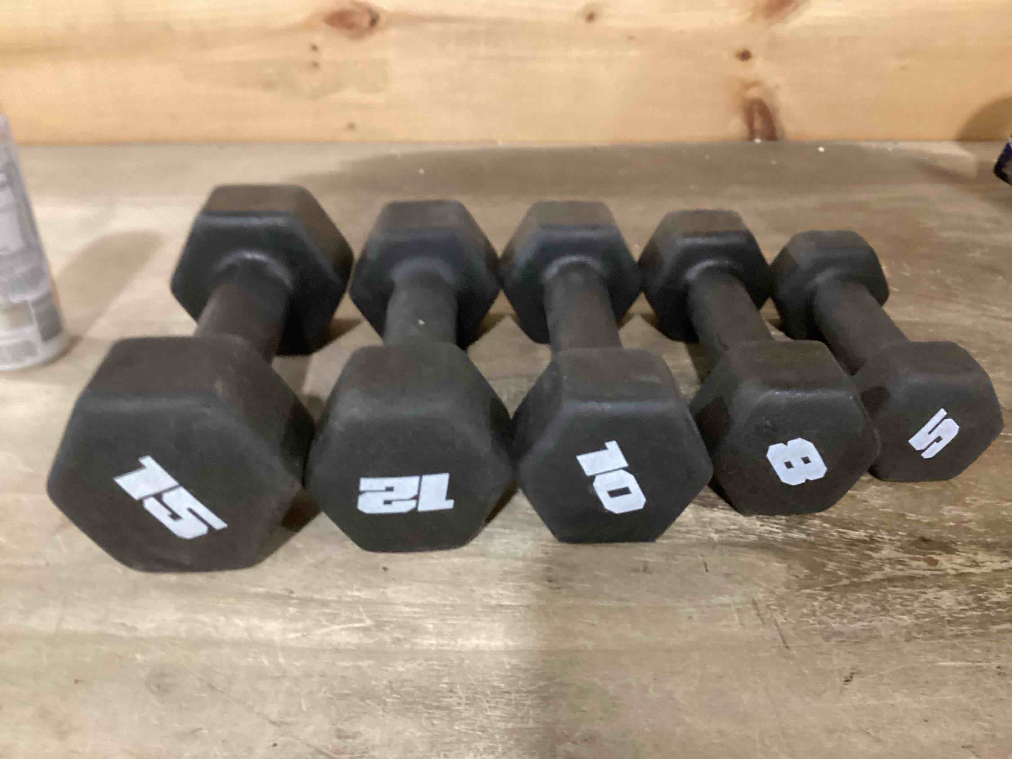 Condition photo showing item condition for CAP Barbell Neoprene Dumbbell Weights Pairs