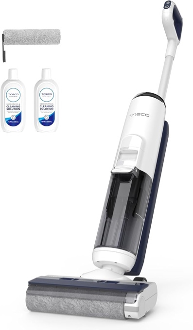 Tineco Smart Wet Dry Vacuum Cleaners, Floor Cleaner Mop 2-in-1 Cordless Vacuum for Multi-Surface, Lightweight and Handheld, Floor ONE S5 Combo