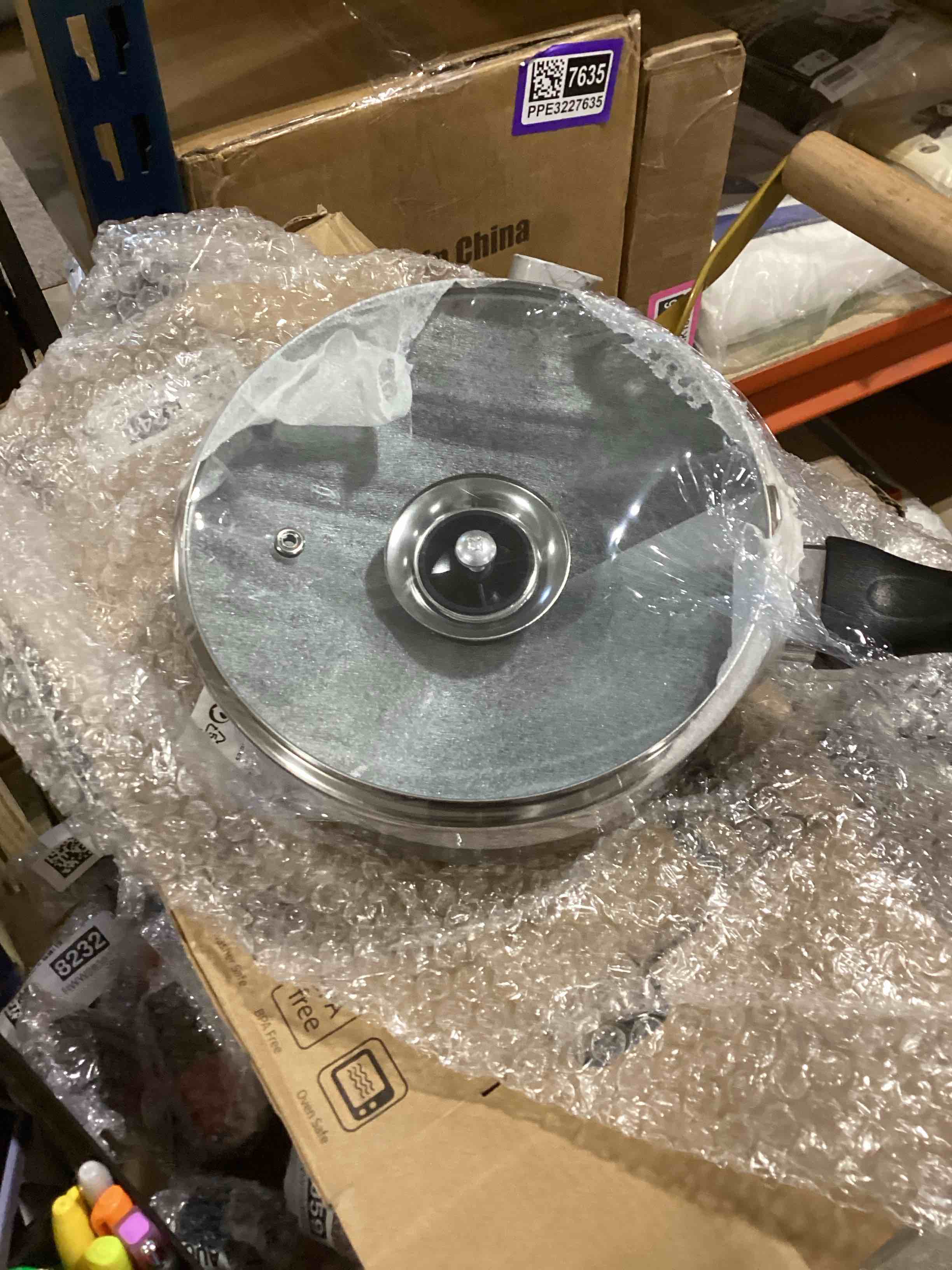 Condition photo showing New/Like New for Utopia Kitchen 2 Quart Nonstick Saucepan with Glass Lid - Multipurpose Use for Home Kitchen or Restaurant (Grey-Black)