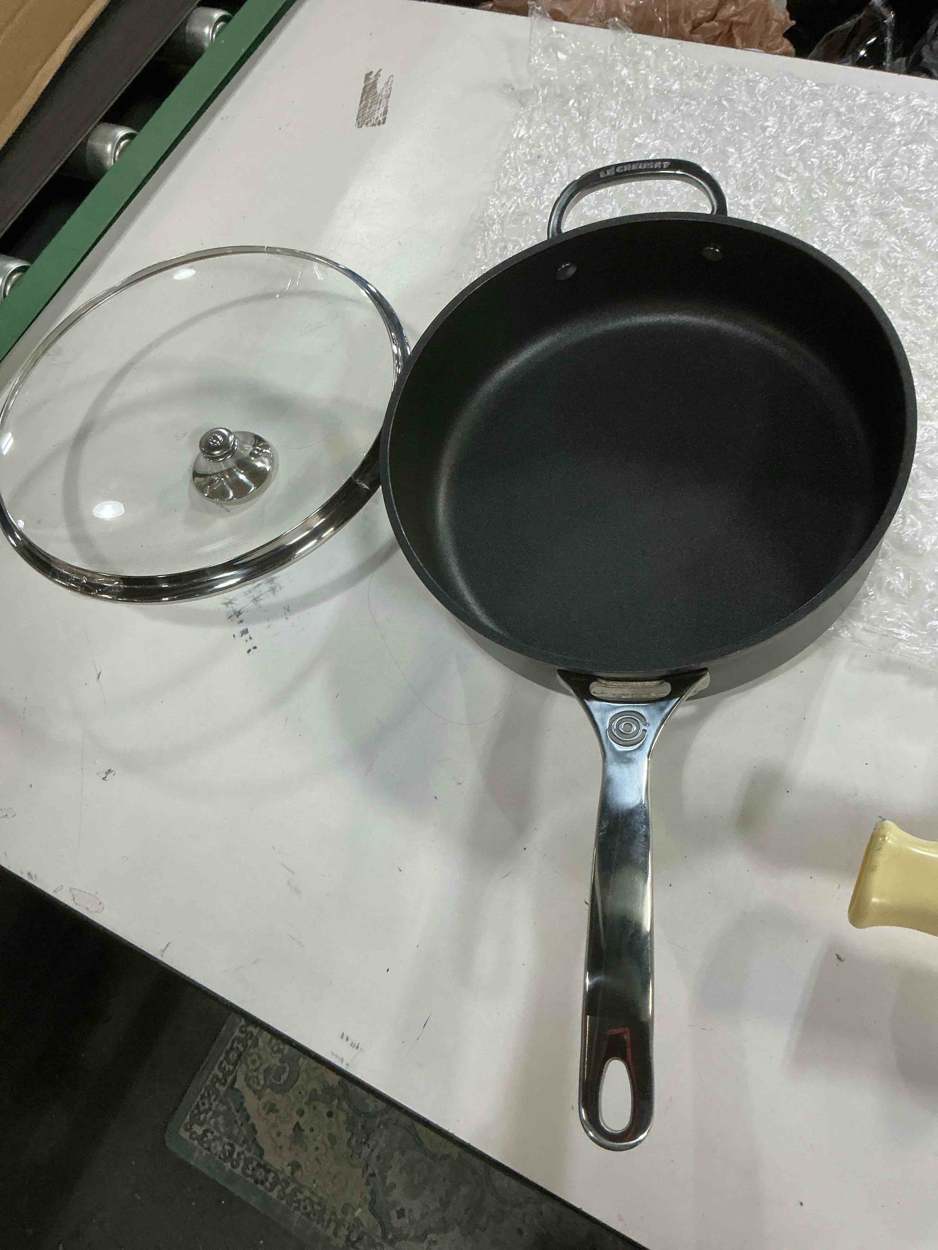 Condition photo showing Good Condition for Le Creuset Toughened Nonstick PRO Saute Pan With Glass Lid, 4.25 qt.
