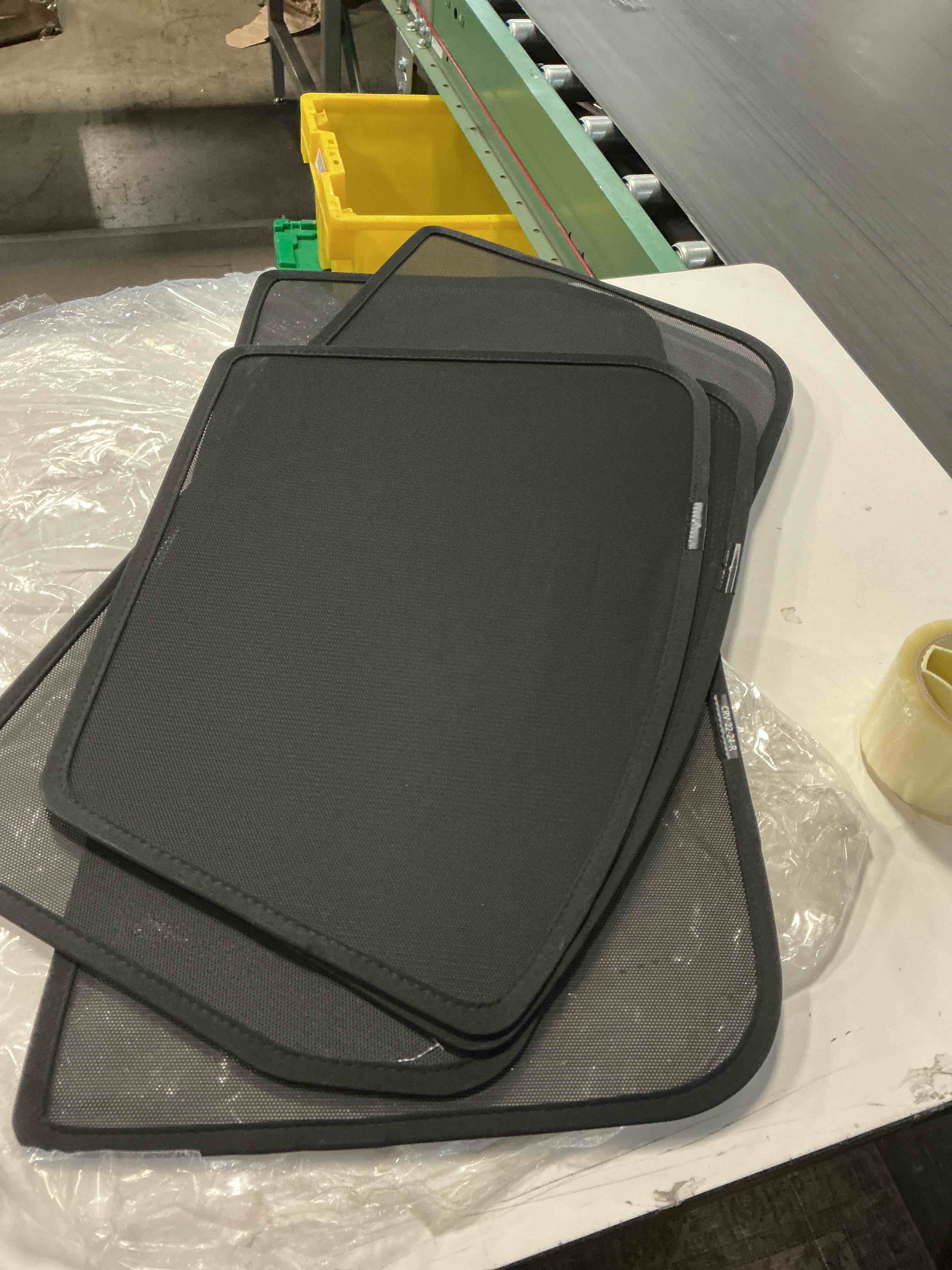 Condition photo showing As Is for 100% Protection Compatible with Toyota Tacoma 2016 2017 2018 2019 2020 2021 2022 Shade Breathable Mesh Car Curtains Door/Window Net Car Window Screens for Camping (4 PCS Rear Front Window)