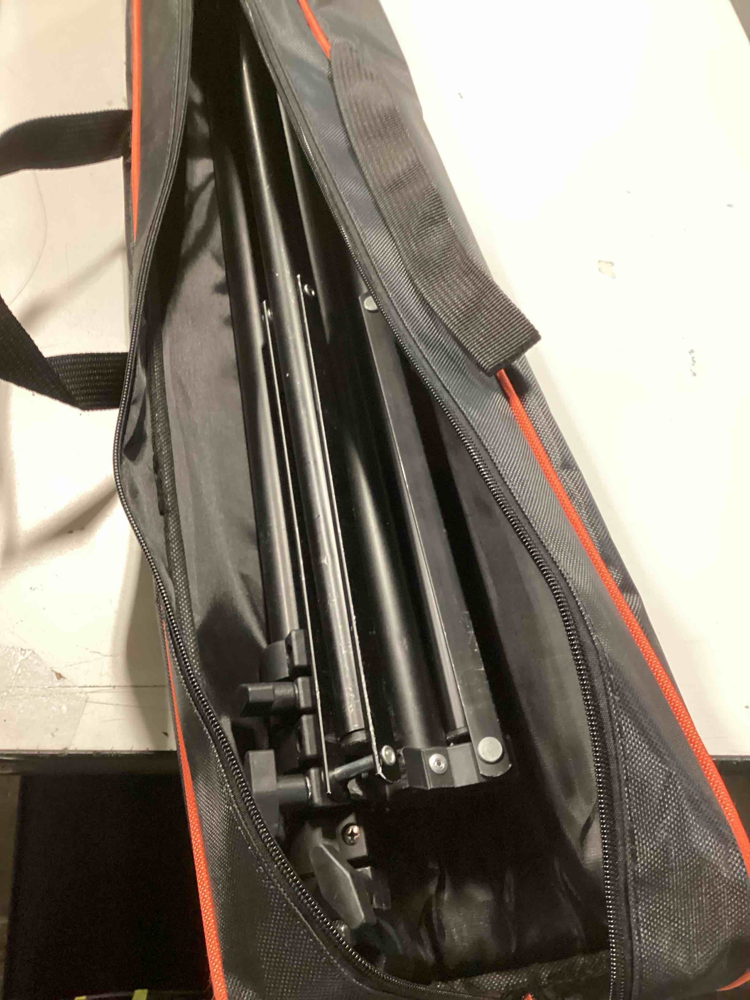 Condition photo showing As Is for FreeSea Light Stand Photography - 1.4in Oversized Tubes Heavy Duty Stand, Aluminum Alloy Construction, 106in Tall Tripod with Flip-Lock & Gas Spring, Holds Softboxes/Ring Lights up to 8KG