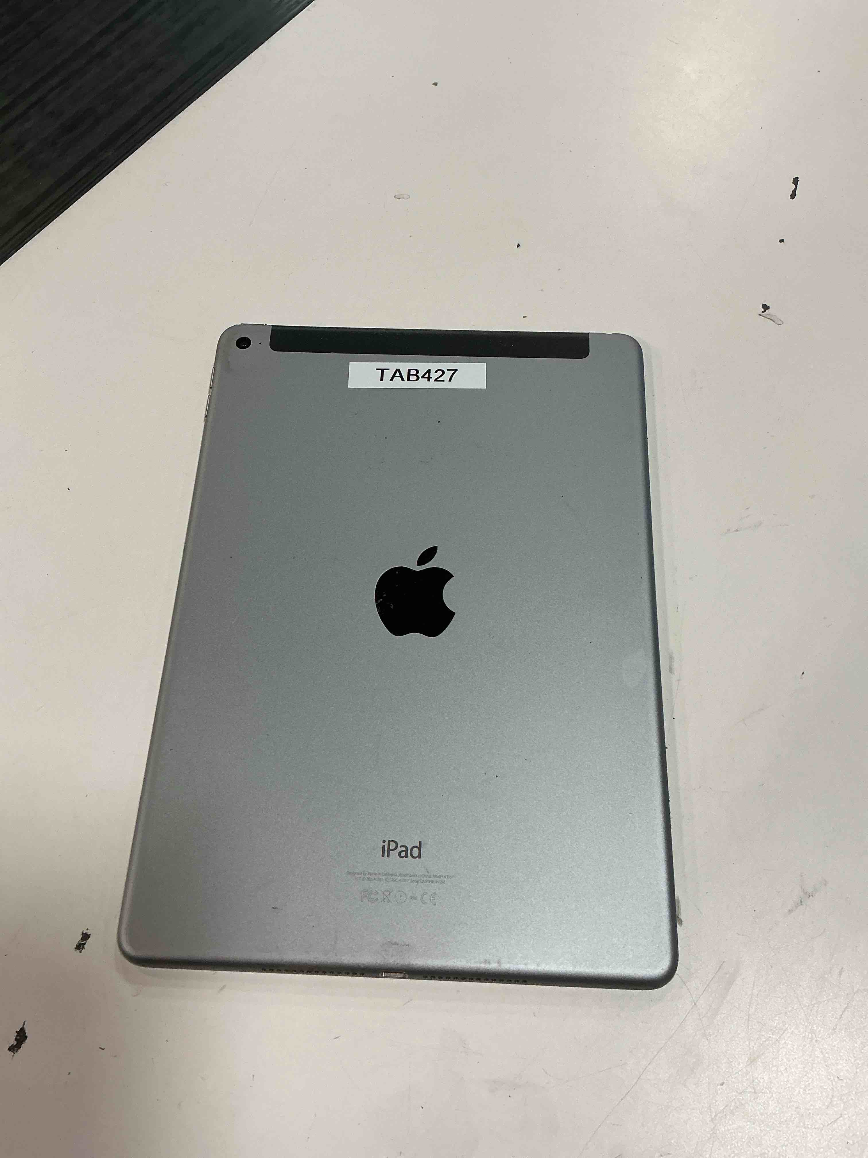 Condition photo showing As Is for Apple iPad Air 2 16GB Cellular MH2U2LL/A Space Gray A1567 Grade (B)