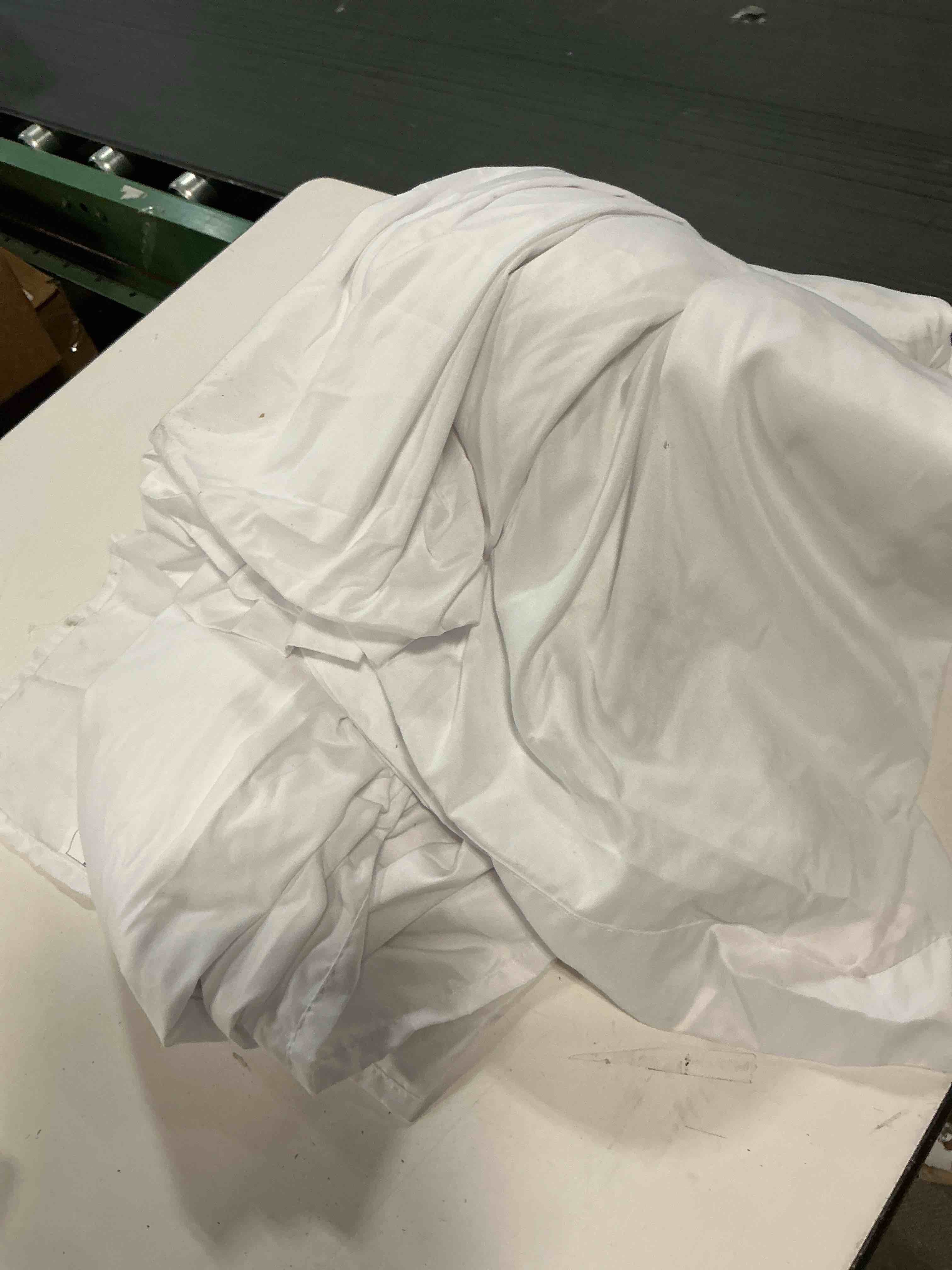 Condition photo showing As Is for Utopia Bedding Flat Sheet  2 Pack Brushed Microfiber - Hotel Quality (king , White)