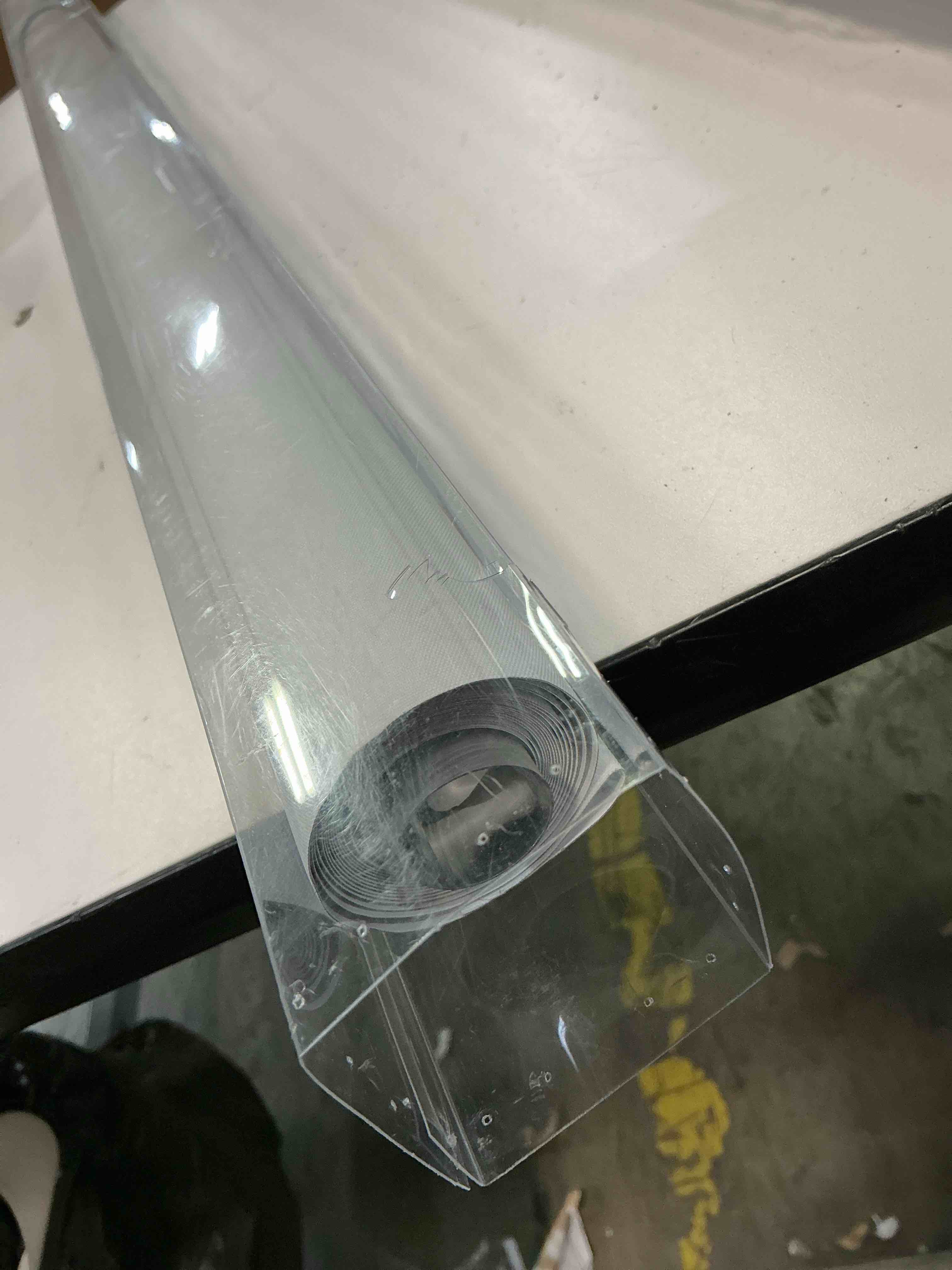 Condition photo showing As Is for NUTRO CHILL Blackout Roller Shade, Window Shades Blackout with Thermal Insulated, UV Protection Fabric Window Shades for Home and Office, Easy to Install White 34"W x 68"H