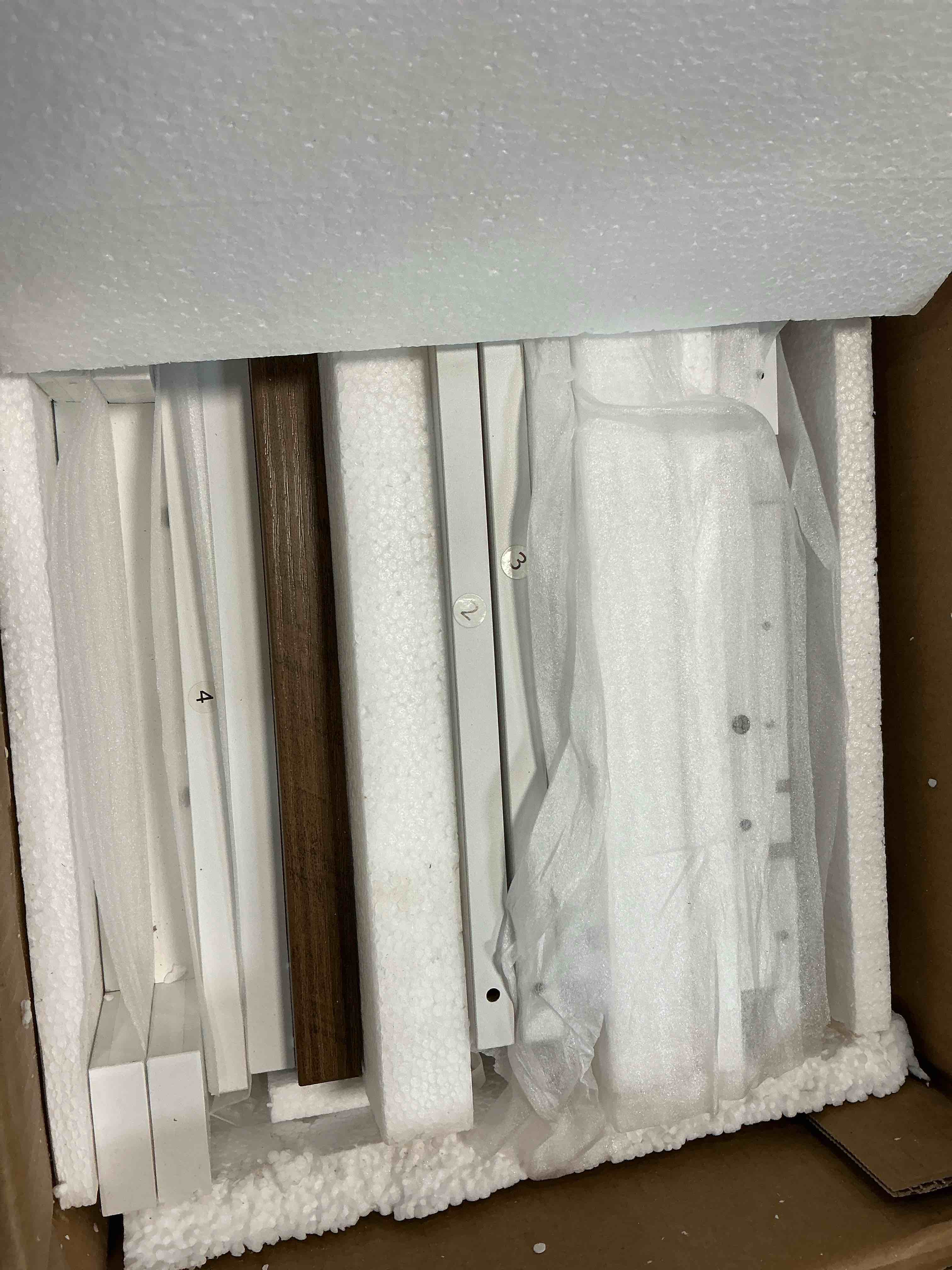 Condition photo showing Good Condition for TEENFON Storage Cabinet with Doors & 2 Drawers, Kitchen Cabinet with Adjustable Shelf, Pantry Cabine