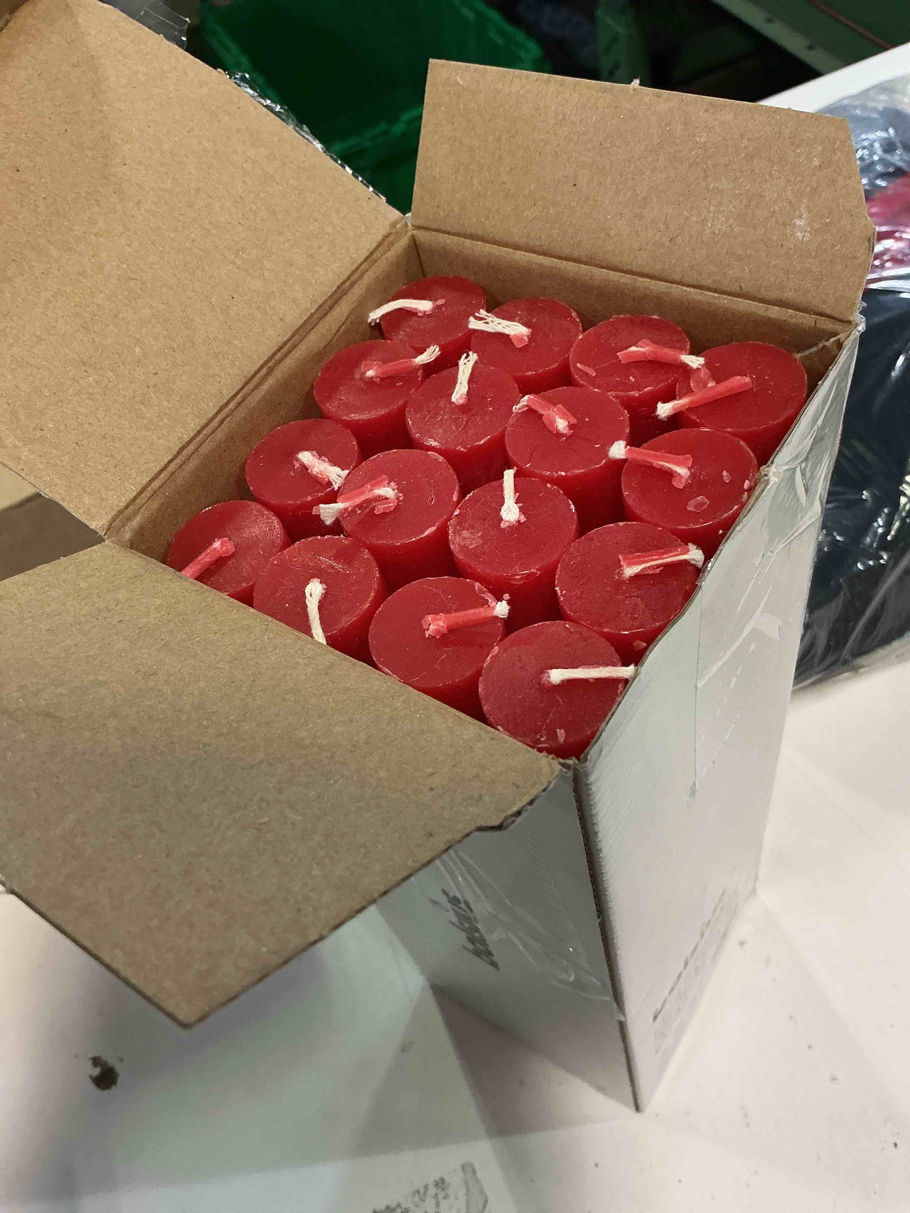 Condition photo showing Good Condition for Bolsius Rustic Red Household Candle 10.5?(16 of pack)