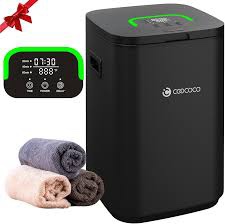 coococo towel warmer, 23l large blanket warmer for bathroom, hot towel heater bucket with child lock
