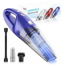 Handheld Vacuum Cordless Rechargeable, Mini Car Vacuum Cleaner with LED, USB Charge, 6000 pa, 500 ml, Hand Vacuum Cordless, 25 Minutes Run Time for Car/Home/Pet Hair Charcoal