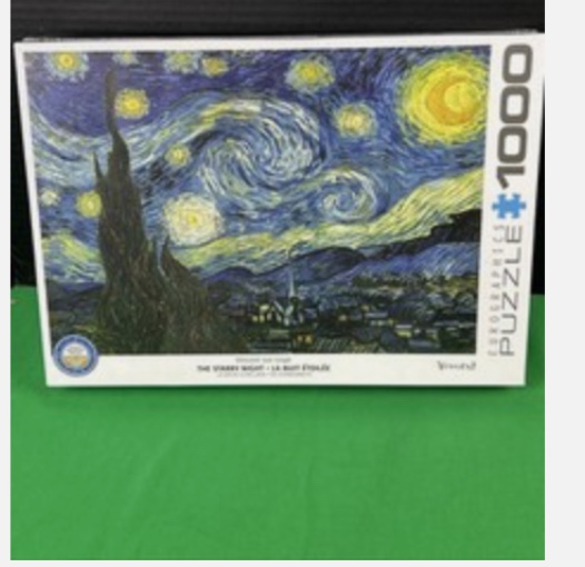 eurographics vincent van gogh the starry night 1000 piece puzzle