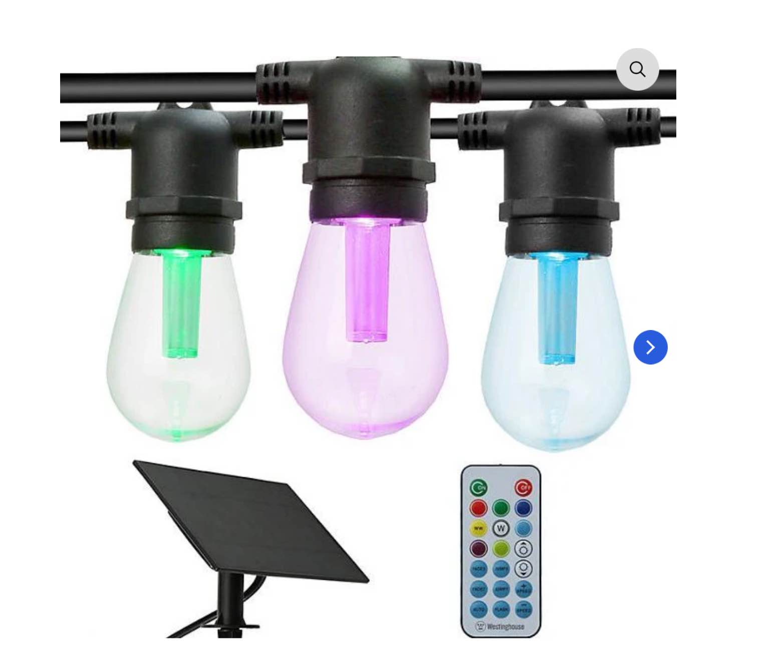 Solar Color Change String Light Set