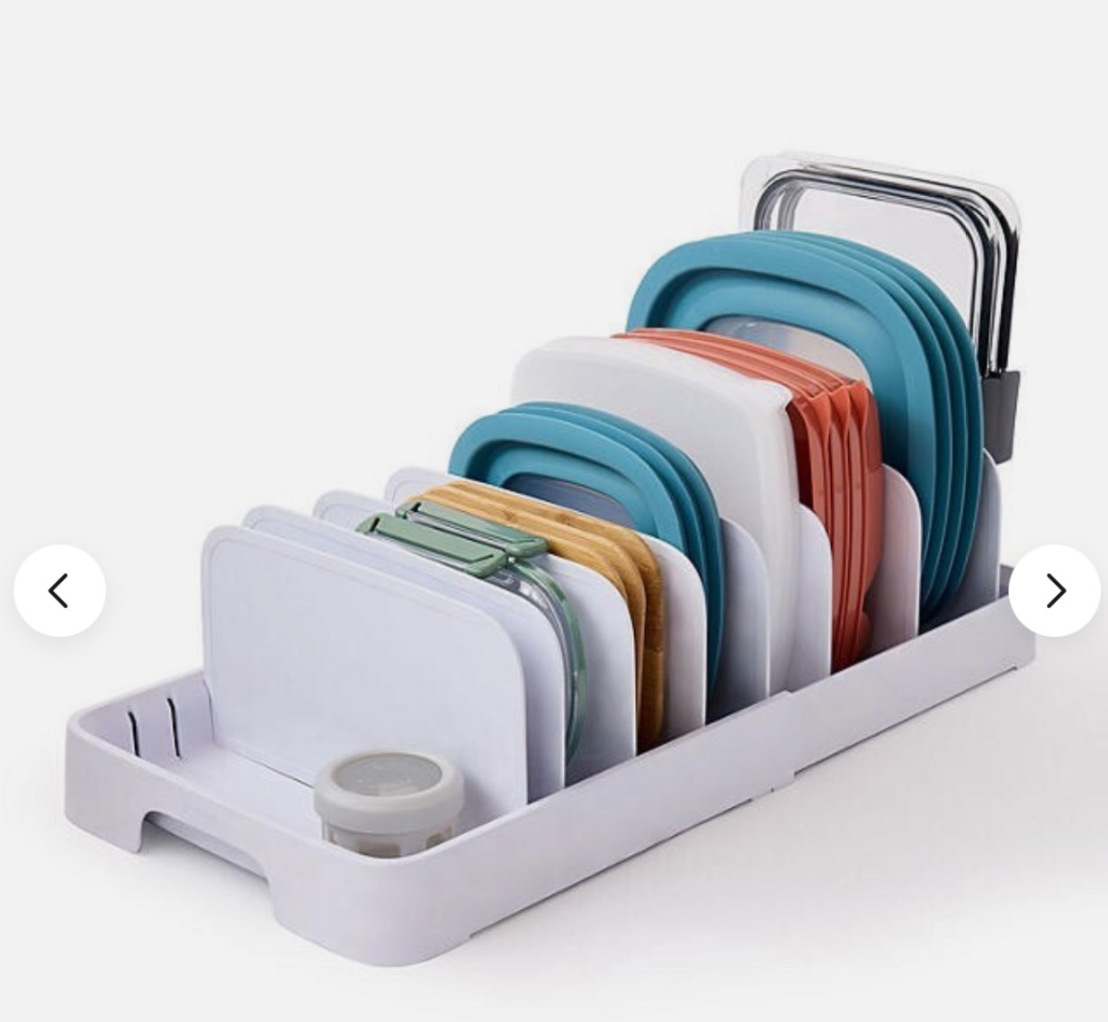 YouCopia StoraLid Food Container Lid Organizer 40-Lid Capacity