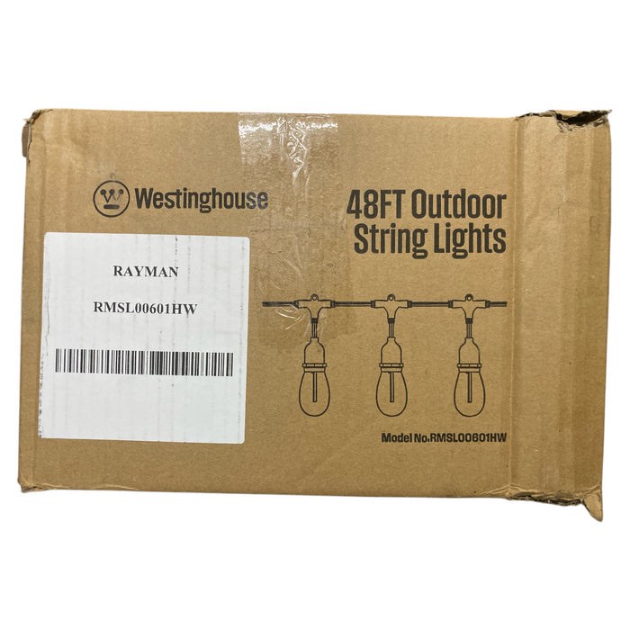Westinghouse 48' Warm White LED String Light Set with Remote Control