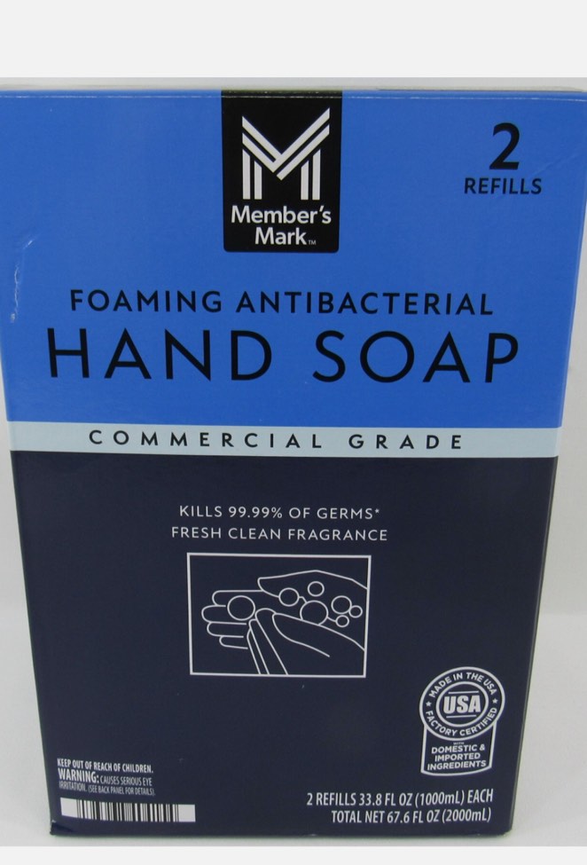 Member's Mark Commercial Antibacter. Foaming Hand Soap (2 pk