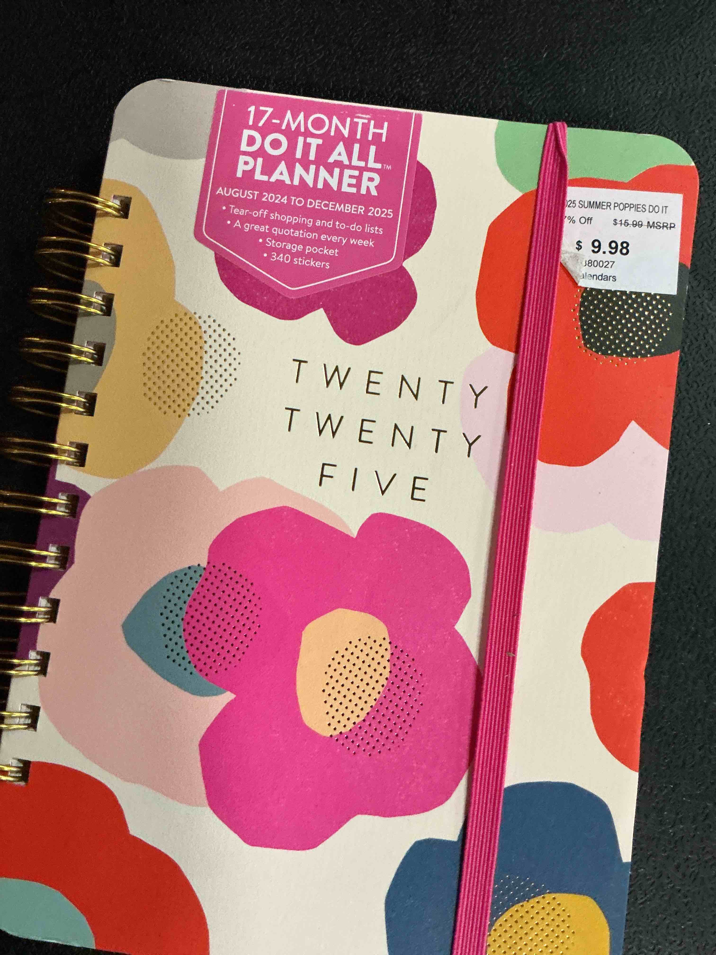 Do It All, Summer Poppies A5 Planner Diary 2025