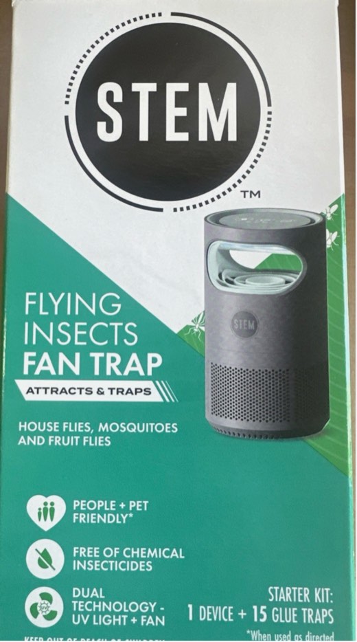 stem flying insect fan trap for indoor bug control starter kit