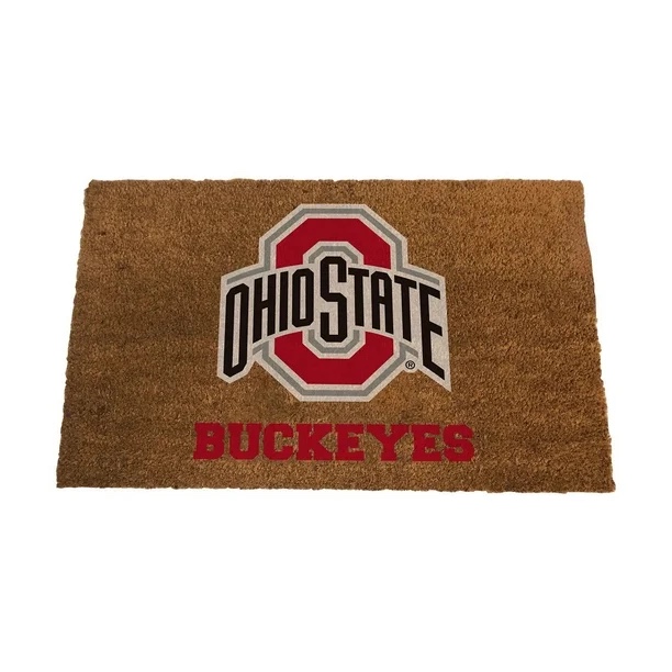 logo brands ohio state buckeyes doormat 23 in x 35 in 