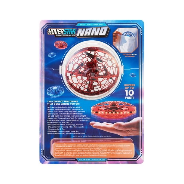 hover star nano motion controlled ufo toy