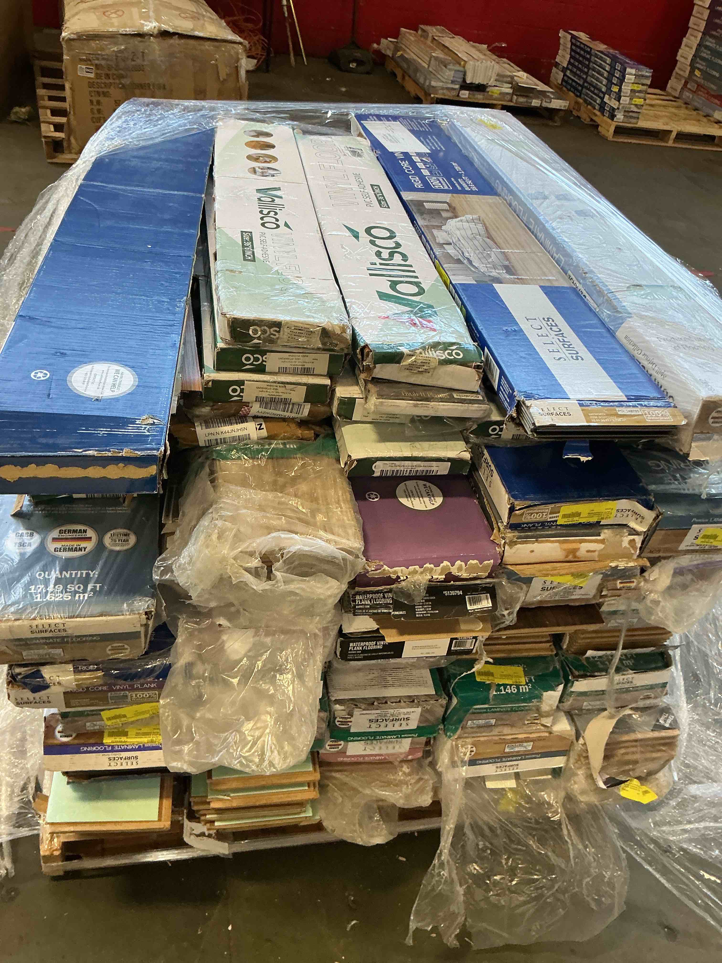 Skid lot with assorted items 