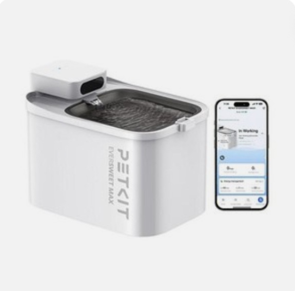  petkit eversweet cordless max smart pet drinking fountain open box