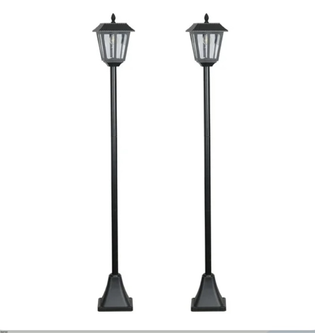 westinghouse solar garden post lamp (2-pack)