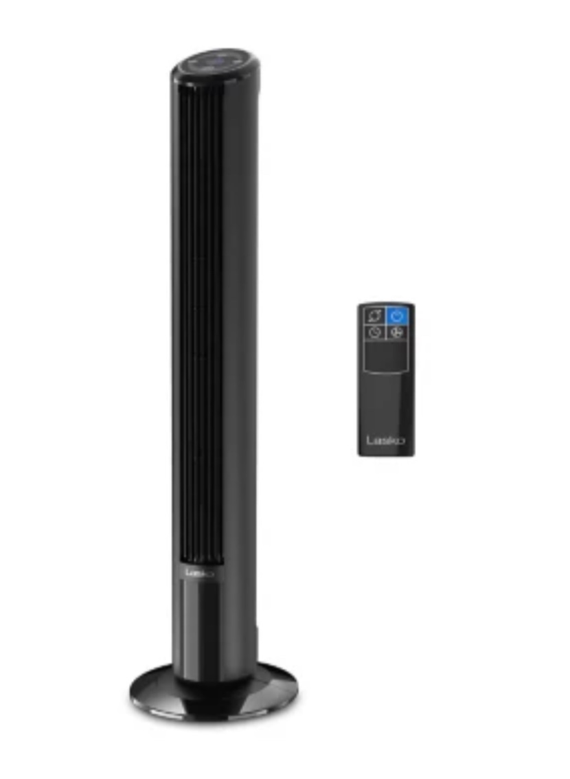lasko slimforce 42" high velocity oscillating tower fan with remote control, t42215 