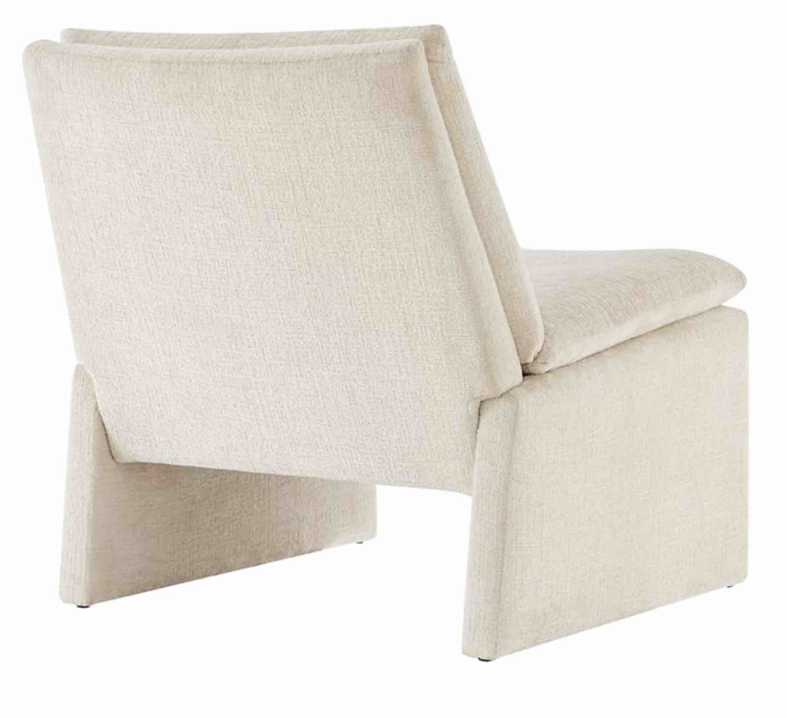  New Pacific Direct Rooney Fabric Accent Chair in Seville Beige 