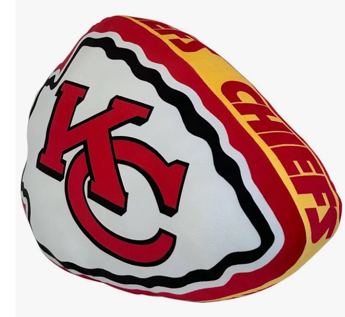 Logo Brands NFL Kansas City Chiefs Puff Pillow