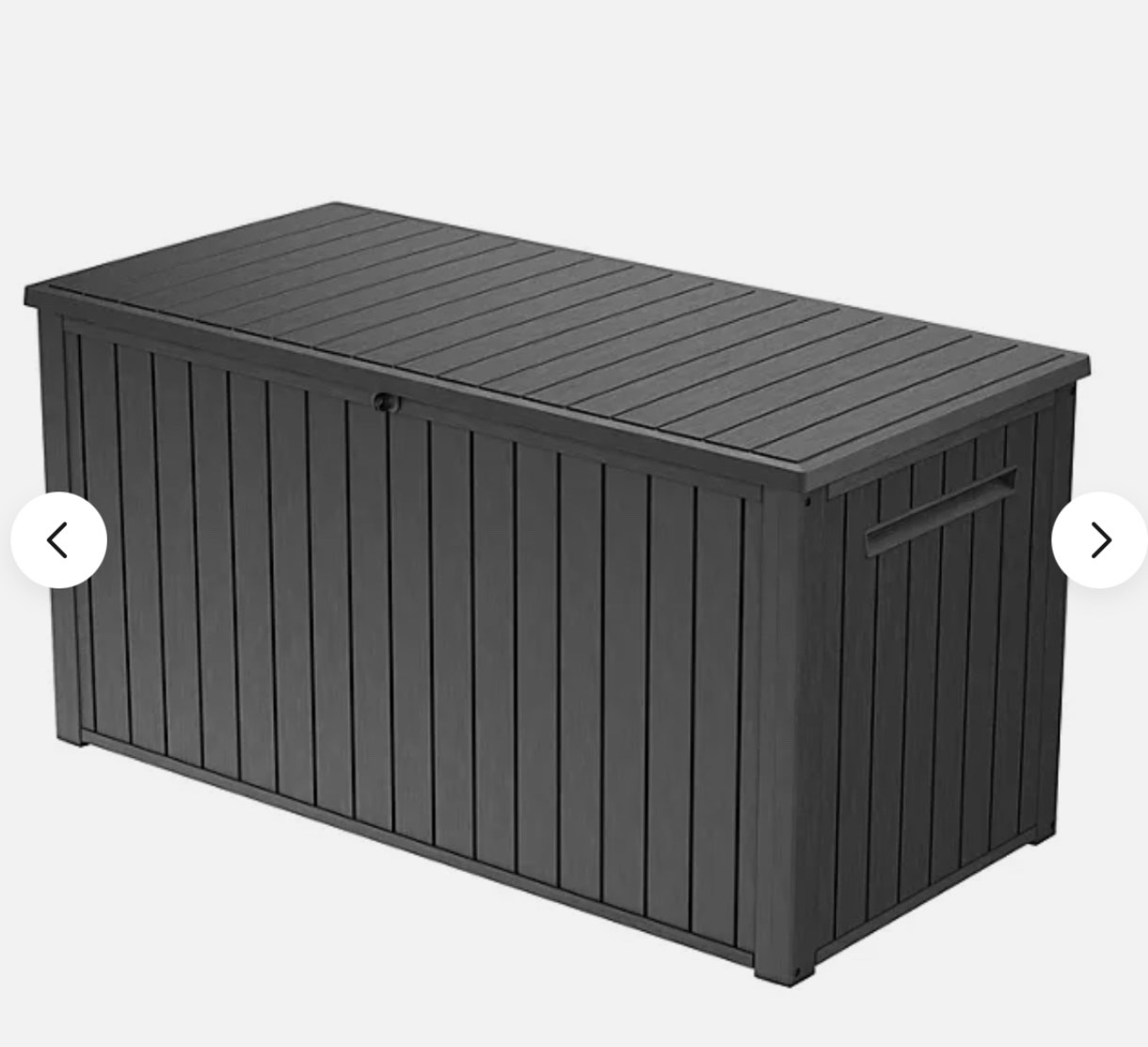  Keter 170 Gal. Resin Deck Box Large Indoor/Outdoor Storage