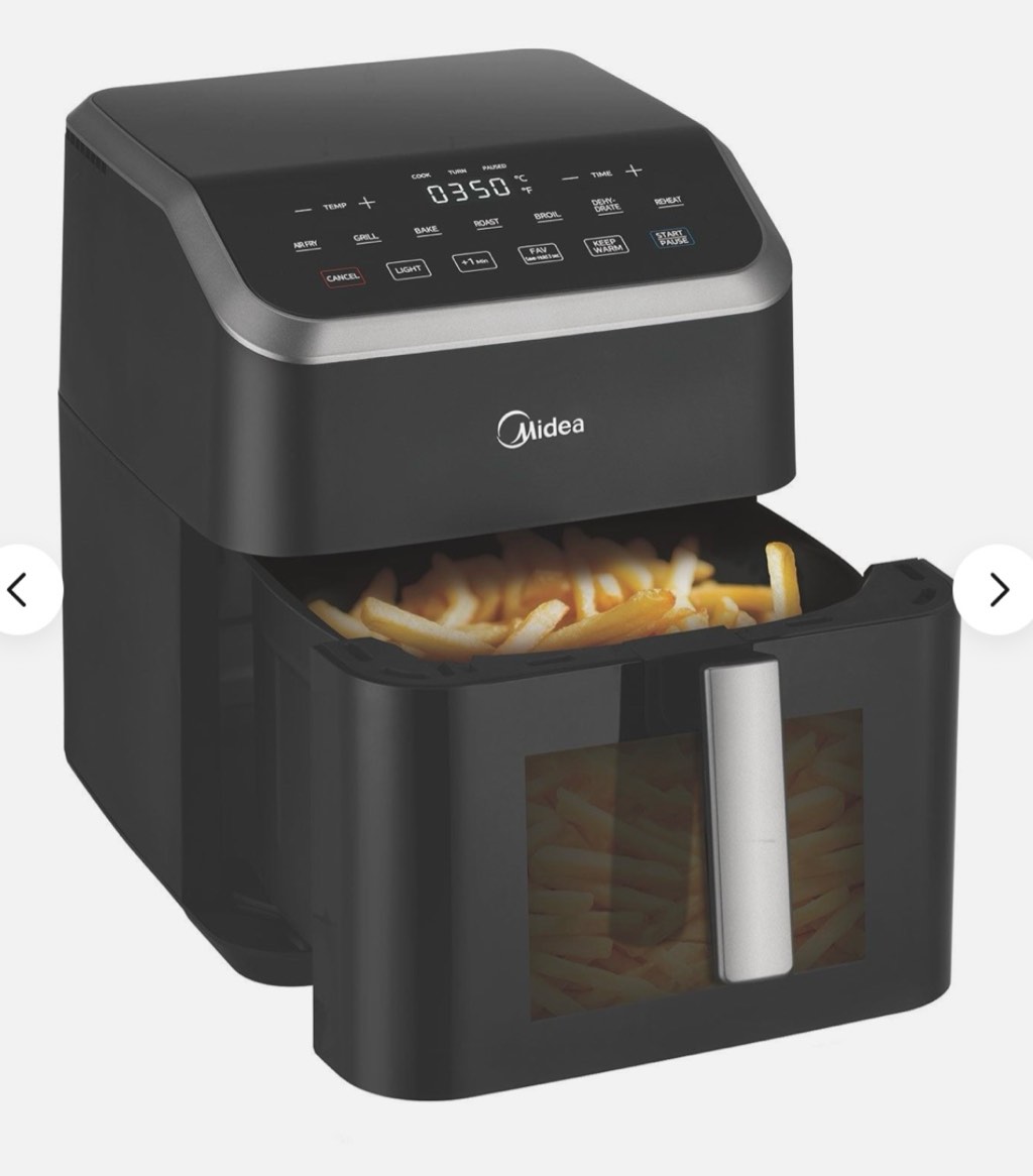  Midea HeatXpress 7.8 Quart Basket Air Fryer
