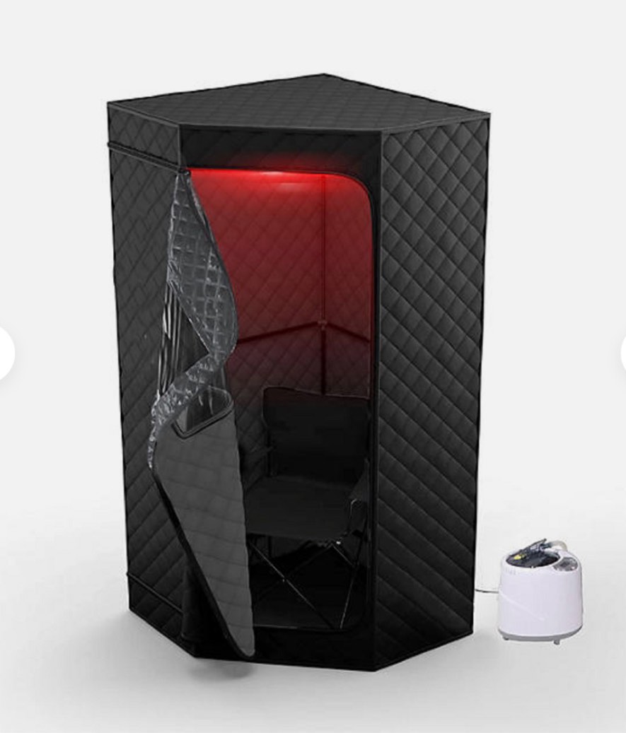  Therapod Portable Steam Sauna with Red Light Therapy
