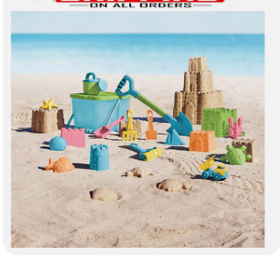  Member's Mark Giant Sand Castle Playset, 19 pc.