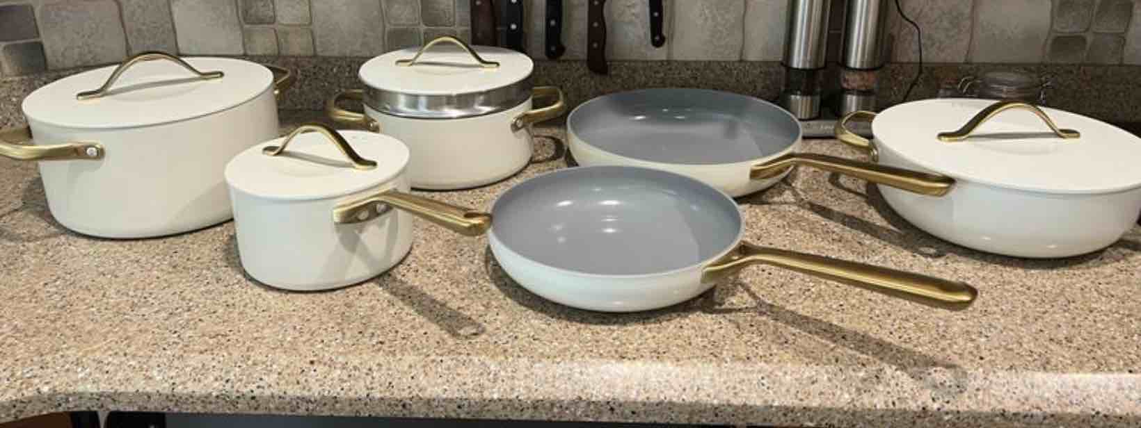 member's mark 11-piece modern ceramic cookware