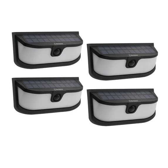  westinghouse 1200 lumen solar led motion activated wall lights (set of 4)