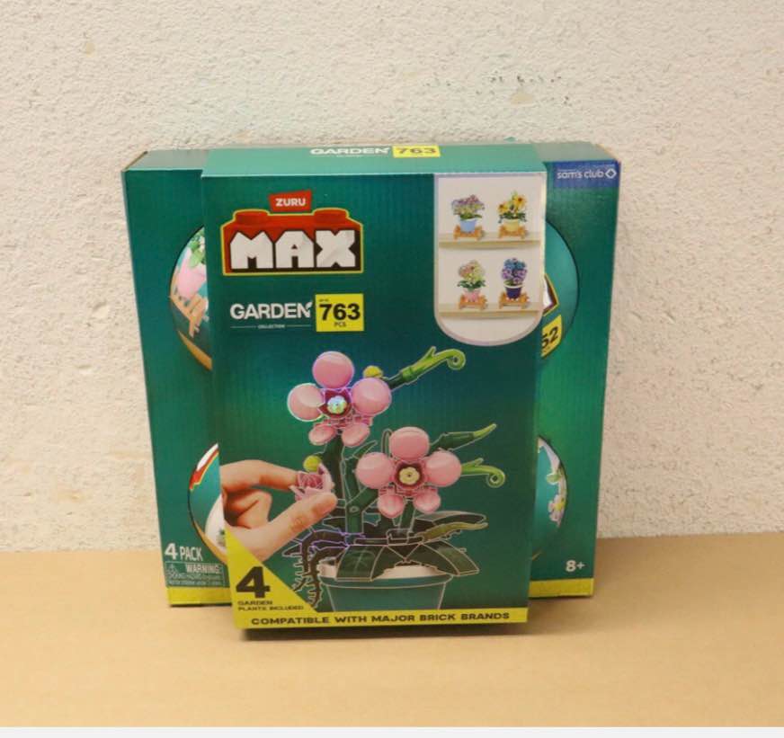  zuru max premium building bricks collection, 4 pk.