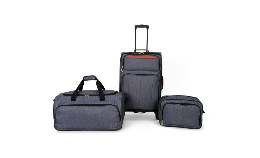 Protege 3-Piece Softside Luggage Set, Gray