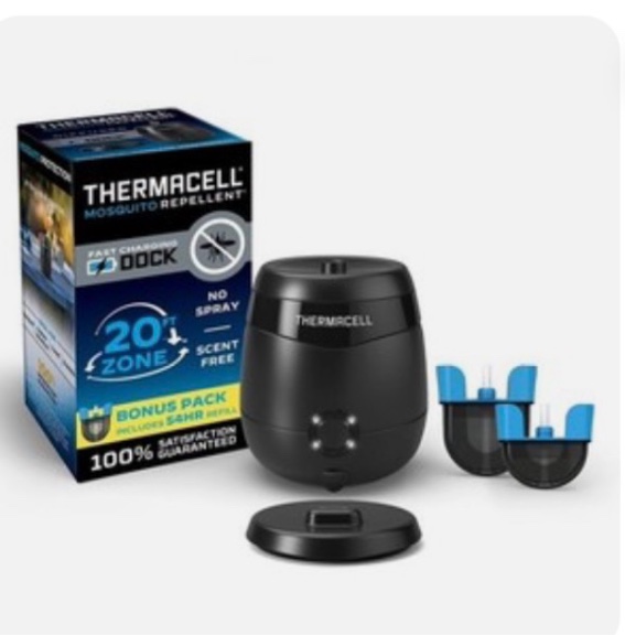 Thermacell E65 Rechargeable Mosquito Repeller + Fast Charging Dock 2 Cartridges