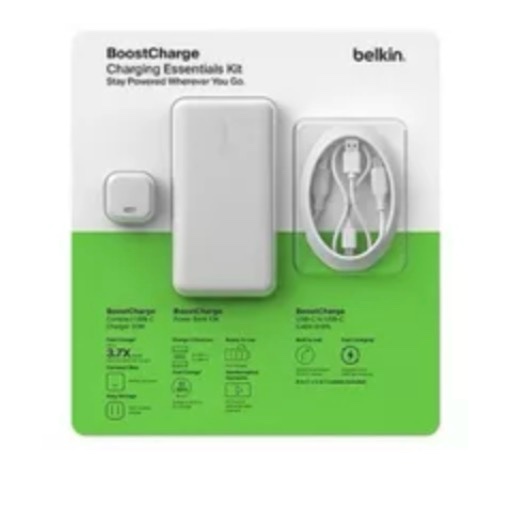  Belkin Boost Charge 20W Wall Charger with 10k Powerbank Bundle