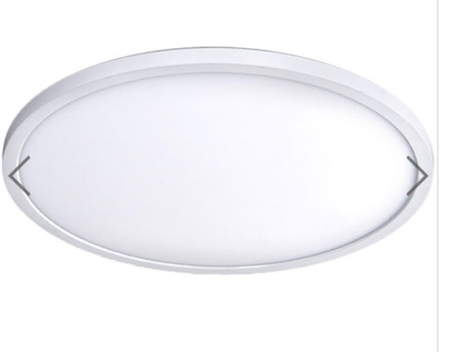  Round LED 15 inch White Flush Mount Ceiling Light in 3500K