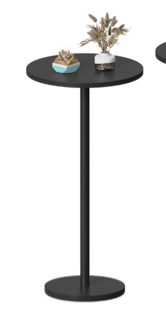 (similar to stock photo) (1 piece only) wSmall White Round Side Table Pedestal Table Drink Tables for Small Spaces Cocktail Pedestal End Table for Living Room Coffee Table Nightstand for Bedroom