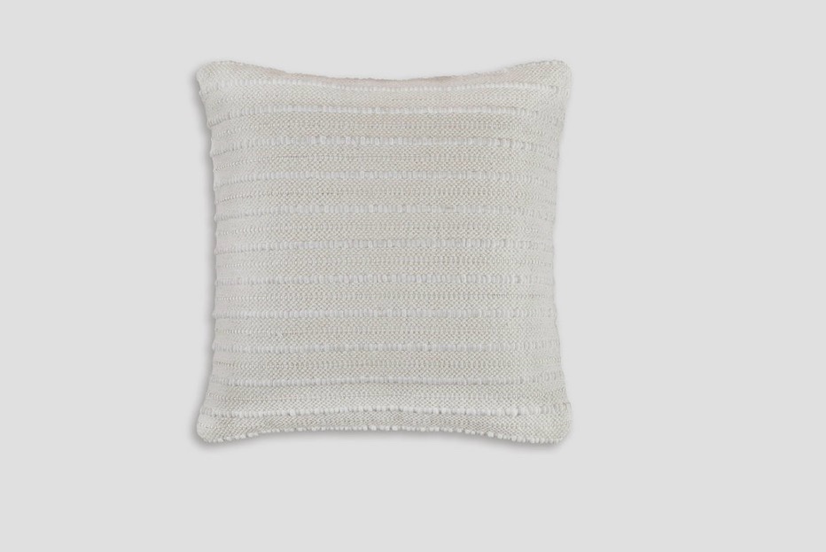 (similar to stock photo)(set of 2) signature design by ashley theban handwoven neutral throw pillow, 20 x 20es