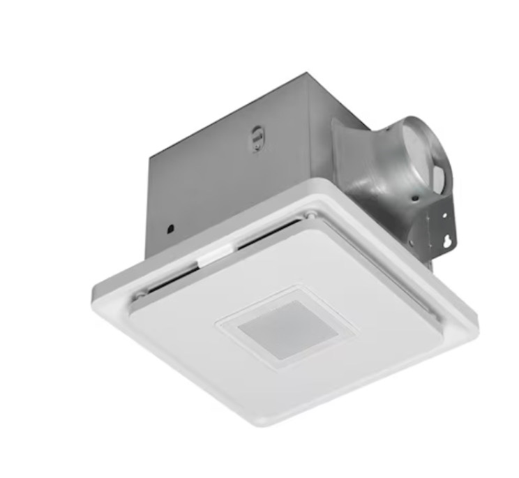 Homewerks 7130-13-BT White Decorative LED, Bluetooth Bathroom Exhaust Fan NEW