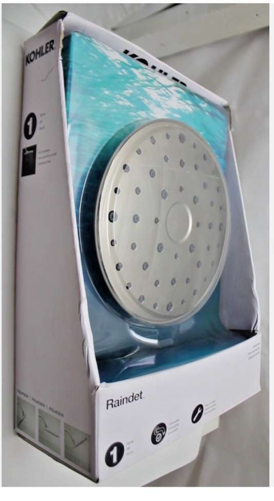  Kohler Raindet Showerhead Brushed Nickel R29998-G-BN #91e