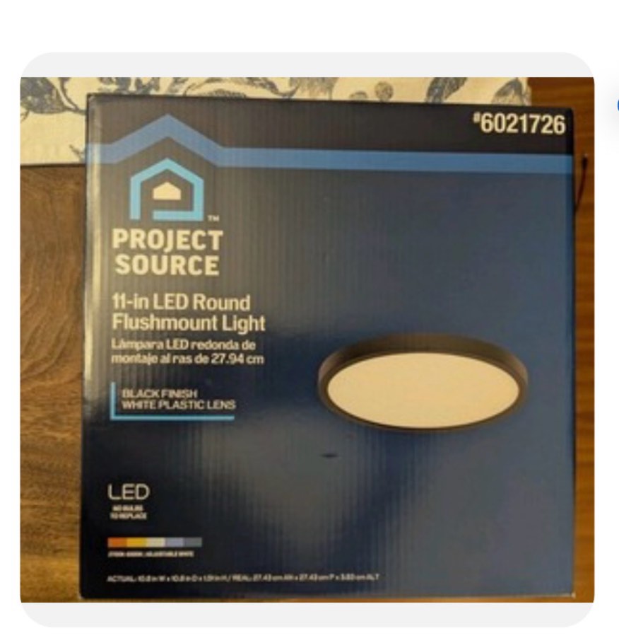  11 Inch round LED Flush Mount Ceiling Light, Low Profile Modern