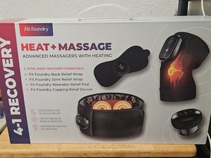 Fit Foundry Feat Massage Recovery Kit 4-in-1 Heat & Massage