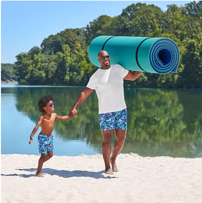 member’s mark foam floating pad, 6' x 15'