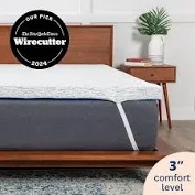 viscosoft 3 inch memory foam mattress topper queen - select high density ventila