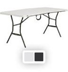 lifetime commercial folding table - white - 6'
