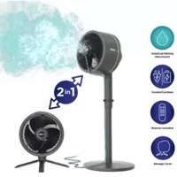 shark flexbreeze fan with instacool mist attachment, cordless & corded, outdoor & indoor