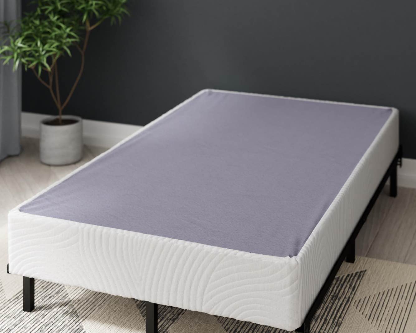 ZINUS FBWWD1ZC-8-2 Edgar 8 Inch Bamboo Box Spring Mattress